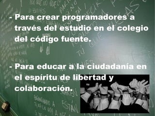 El Software libre en educación