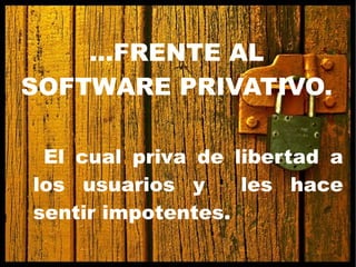 El Software libre en educación