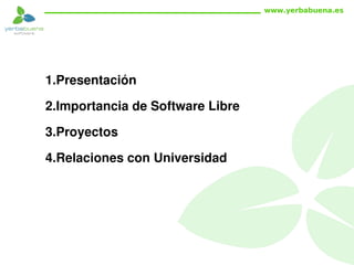 Software Libre, empresa y universidad.