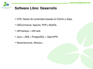 Software Libre, empresa y universidad.