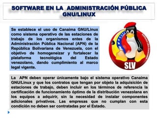 Software Libre en la Administración Pública (grupo Maviola)
