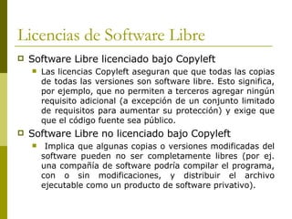 Software Con Copy Left Software Libre Presentacion | PPT