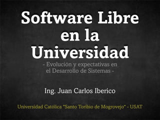 II Llampageek: Software Libre en la universidad