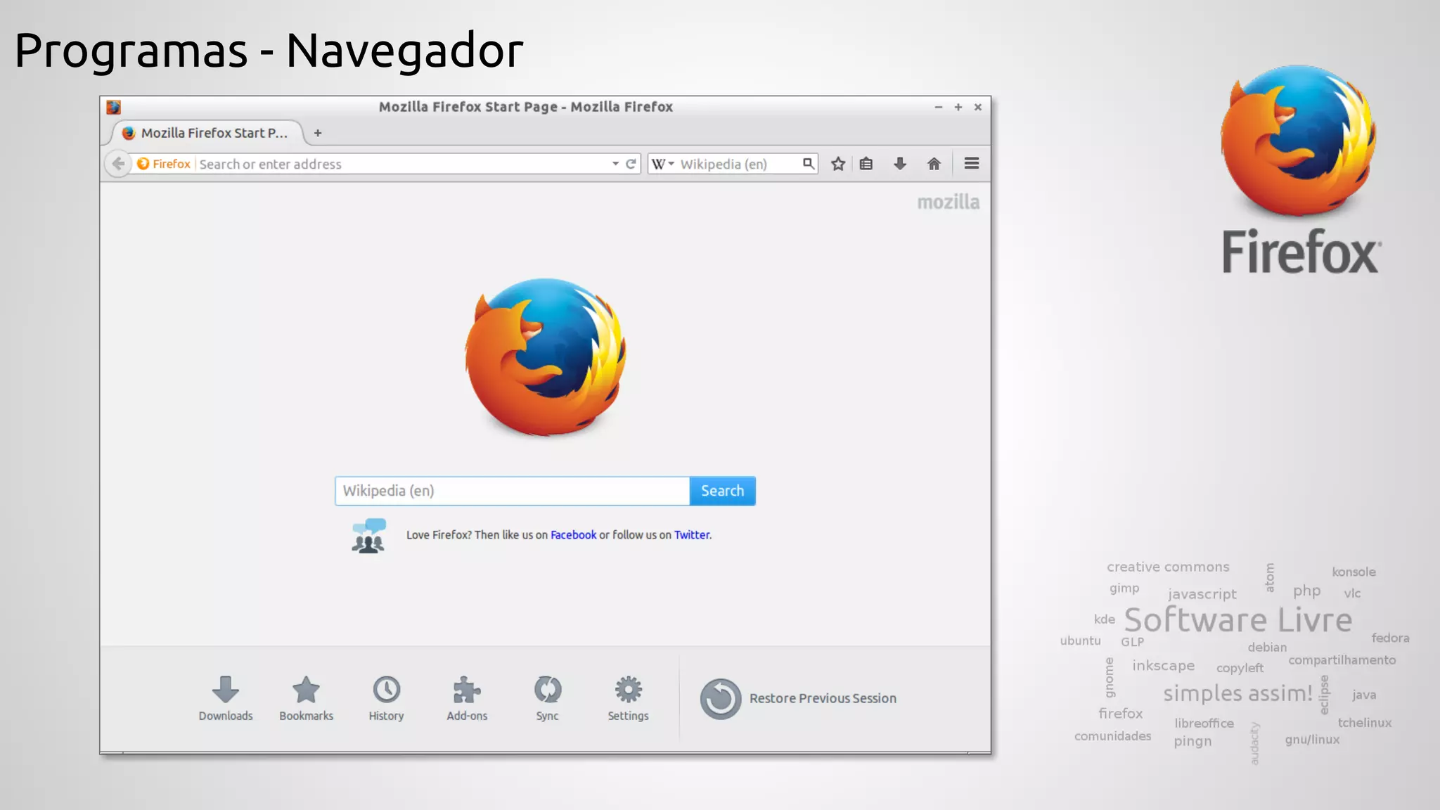 Programas - Navegador
 