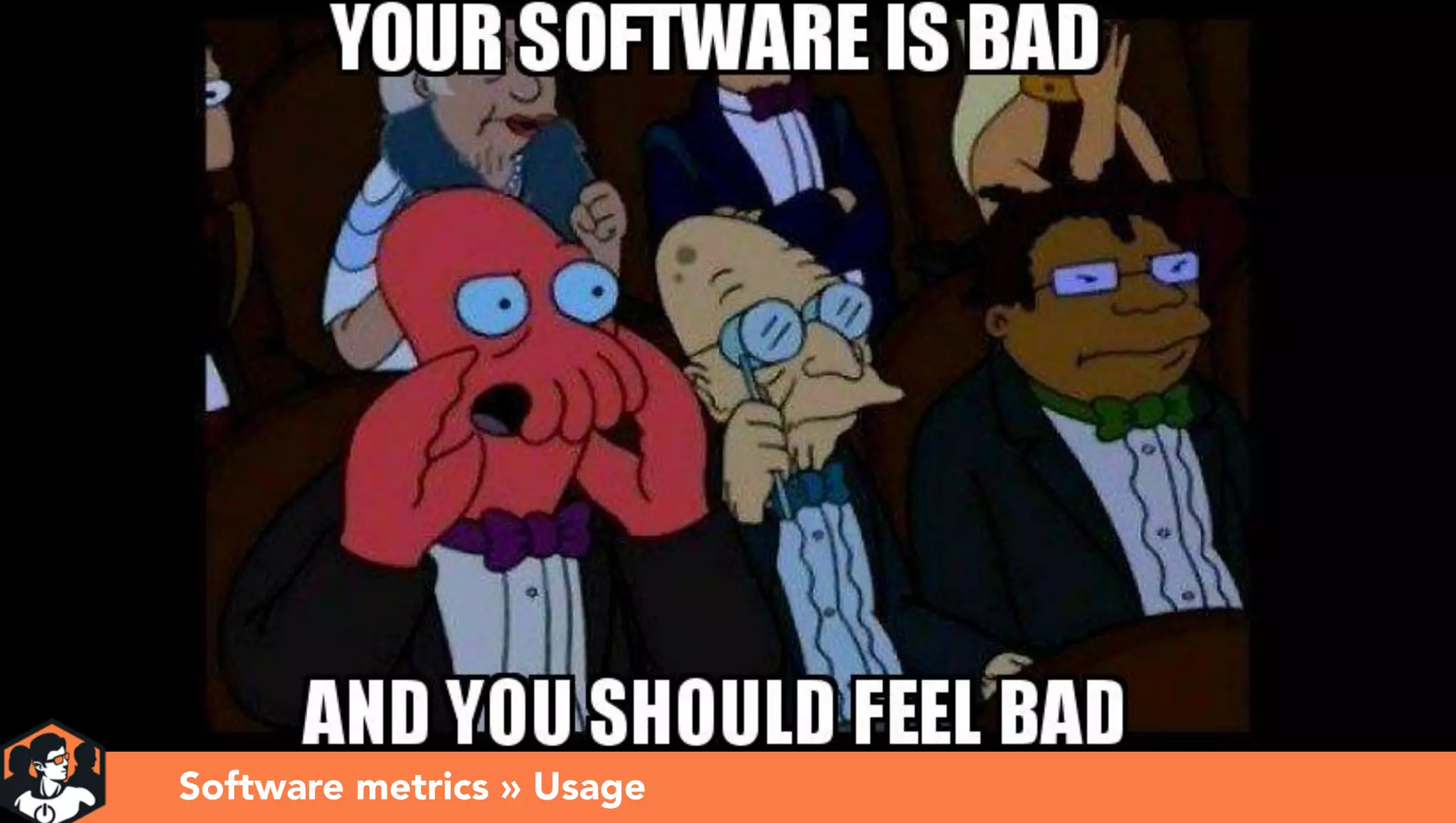 Presentation titleSoftware metrics » Usage
 