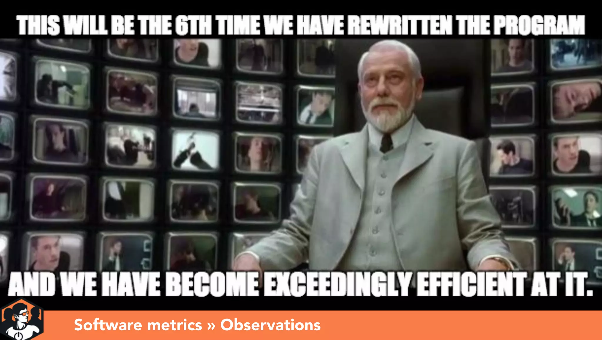 Presentation titleSoftware metrics » Observations
 