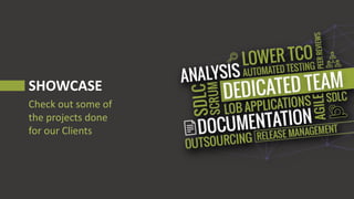 SHOWCASE
Check out some of
the projects done
for our Clients
 