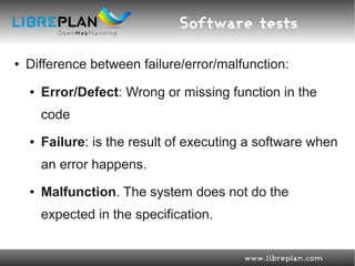 Software quality-libreplan | PPT