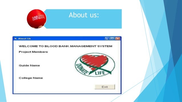 blood donation srs Blood bank management system so i want to heartily request to all healthy people of himachal pradesh that you should also donate blood regularly not only for. blood donation srs Blood bank management system so i want to heartily request to all healthy people of himachal pradesh that you should also donate blood regularly not only for.