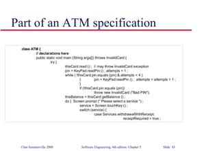 Part of an ATM specification 
