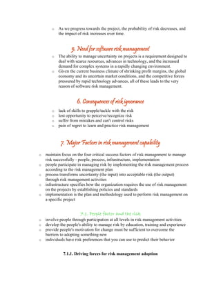 software project management guide | pdf | risk | risk... Software IT risk-management | PDF