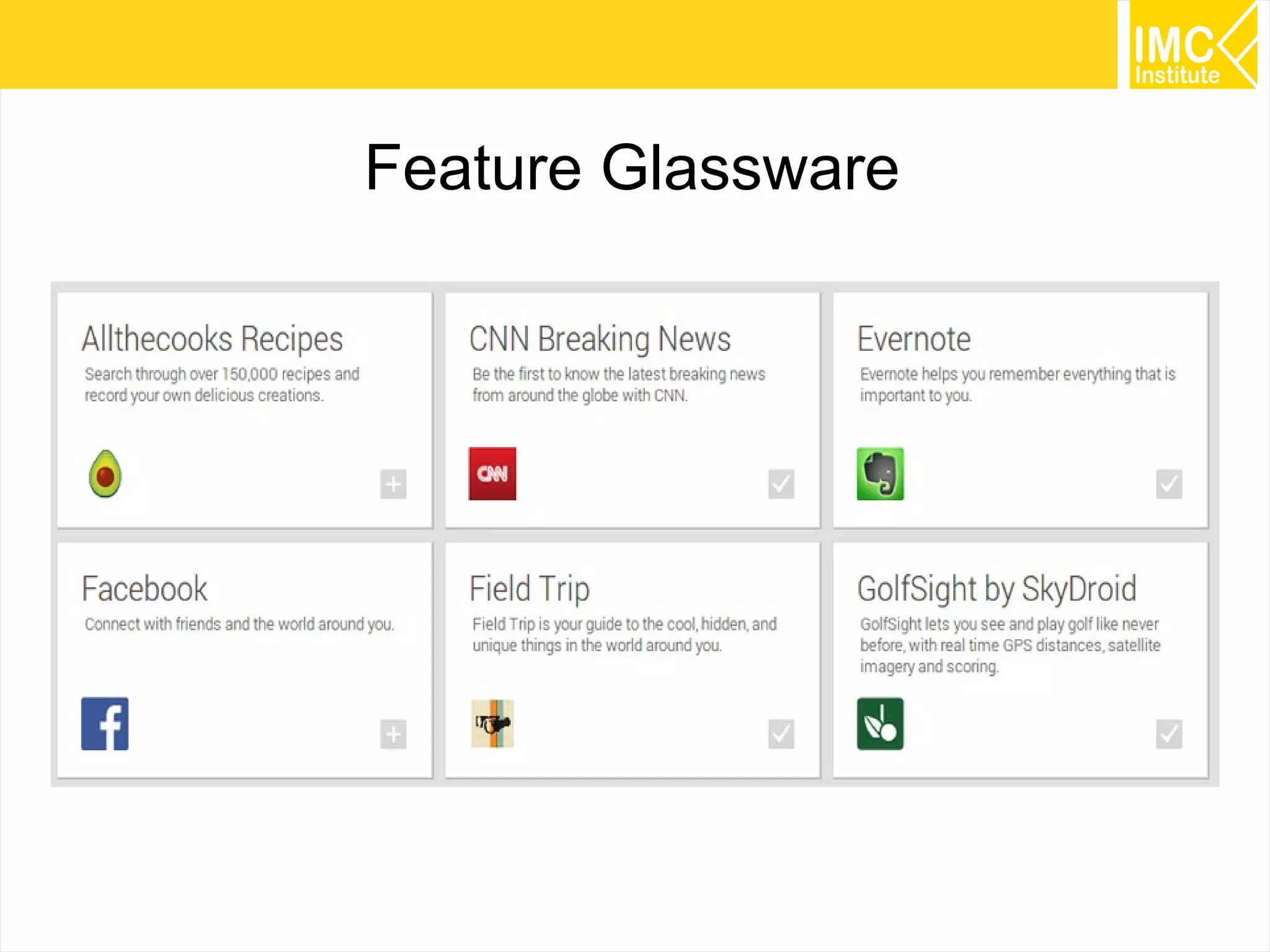 38
Feature Glassware
 