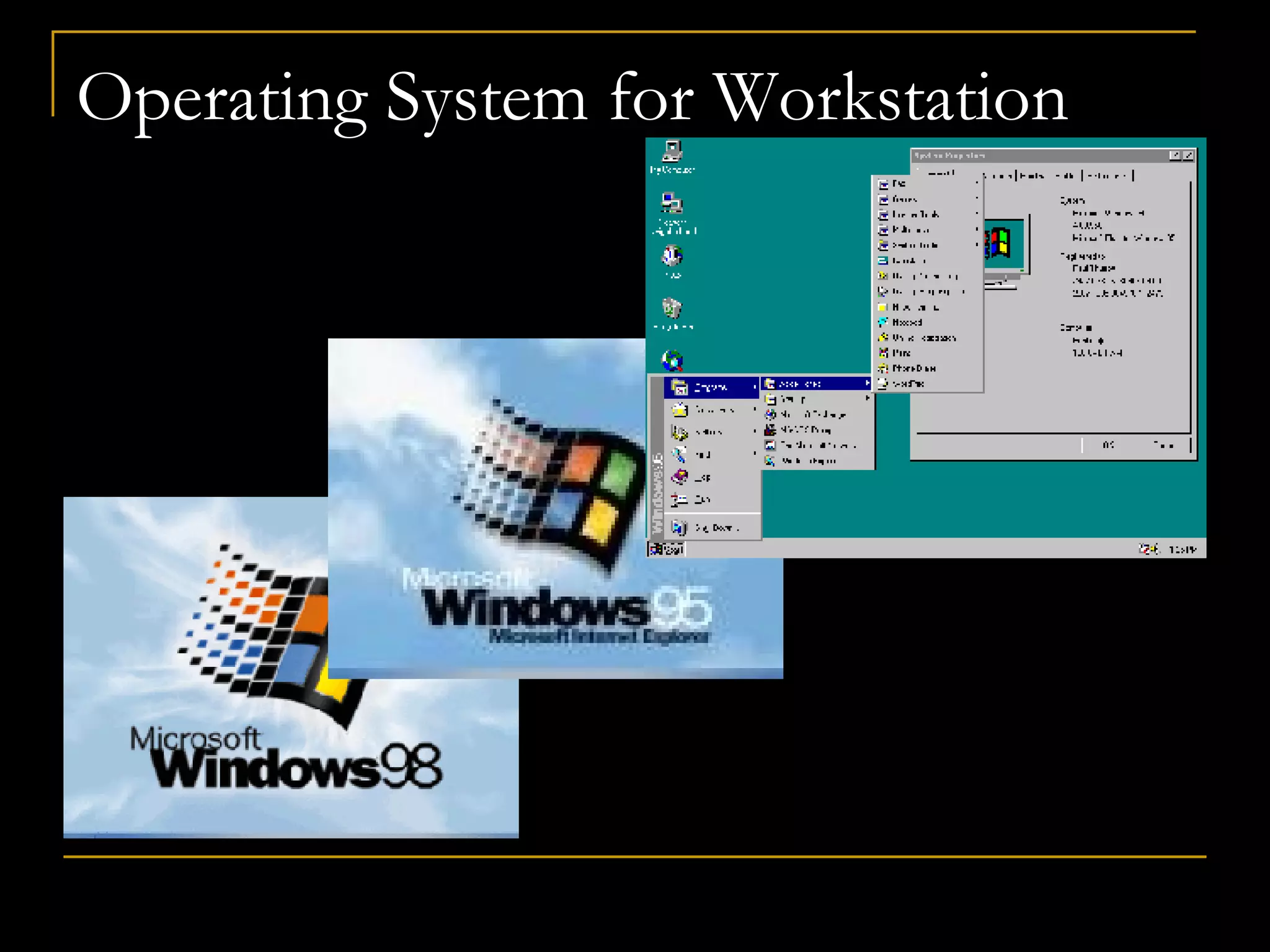Operating System for Workstation 