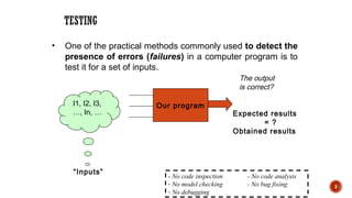 Software testing mtech project in jalandhar | PPT