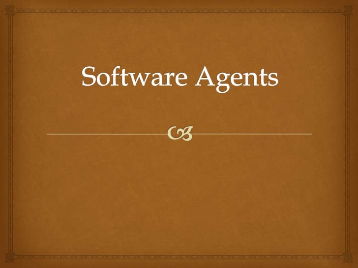 Software Agents