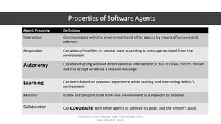 Software Agents & Their Taxonomy | Ecommerce BBA Handout | PDF
