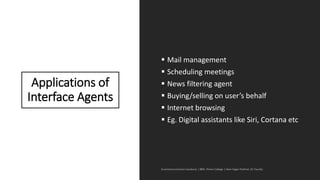 Software Agents & Their Taxonomy | Ecommerce BBA Handout | PDF