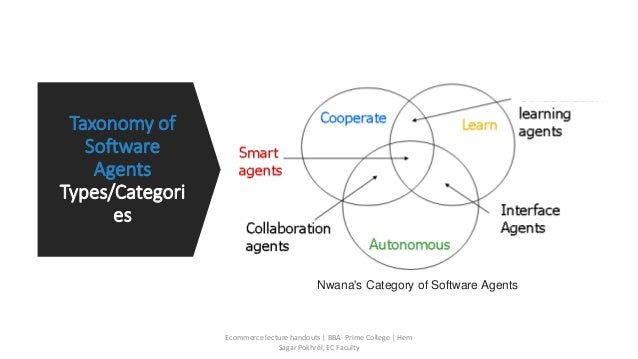 Software Agents Their Taxonomy Ecommerce a Handout