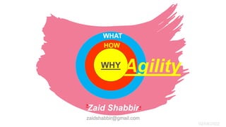 Agility
Zaid Shabbir
zaidshabbir@gmail.com
>
02/08/2022
WHY
HOW
WHAT
<
 