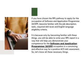 Software and Application Programmer 261399 Required Skill Level.pptx ...