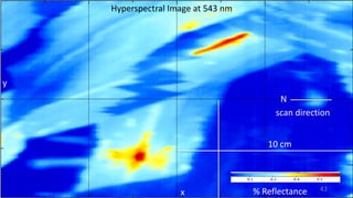 %	Reflectance
10	cm
N
scan	direction
Hyperspectral	Image	at	543	nm
x
y
43
 