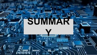 SUMMAR
Y
 