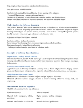 SOFTWARE APPROACH - EDUCATIONAL TECHNOLOGY.docx