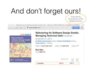 And don’t forget ours!
Forewords by
Grady Booch and Dr.
Stephane Ducasse
 