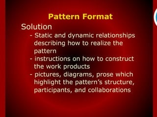 Pattern Format
 
