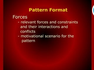 Pattern Format
 