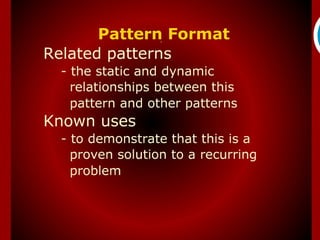 Pattern Format
 