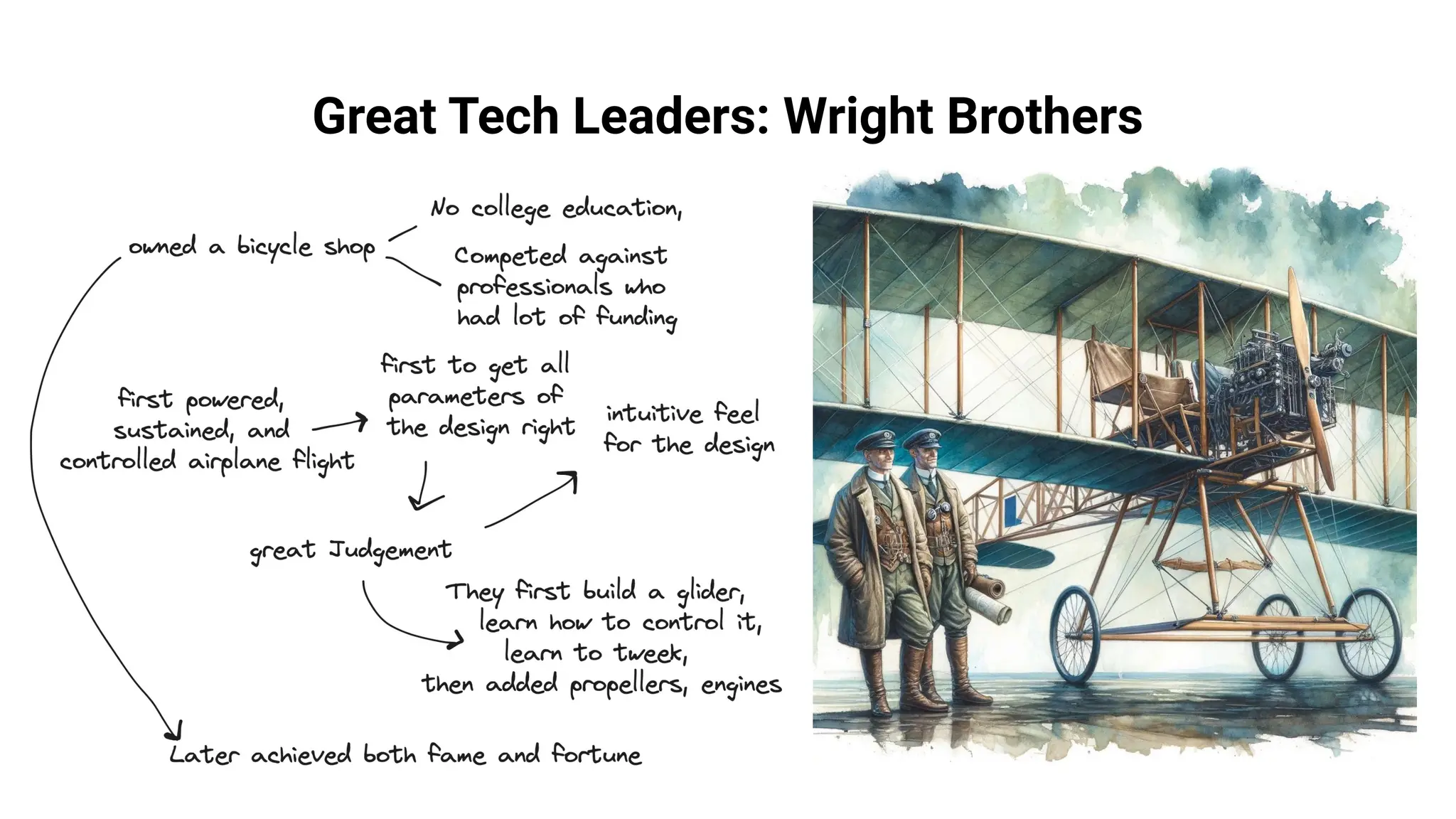 Great Tech Leaders: Wright Brothers
 