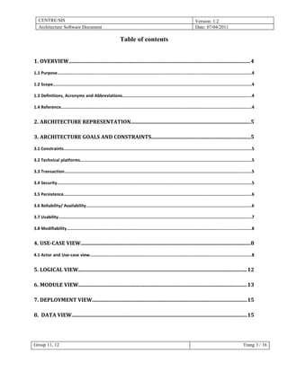 Software architecture final | DOC