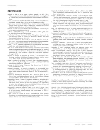 Software architecture for humanoid robots | PDF