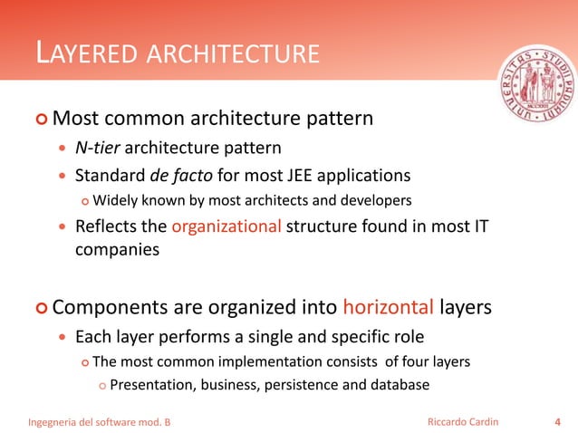 Software architecture patterns | PPT