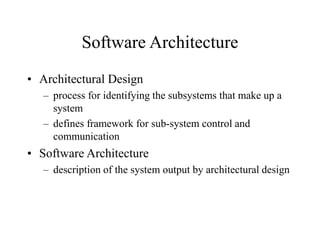 Software artitchteure