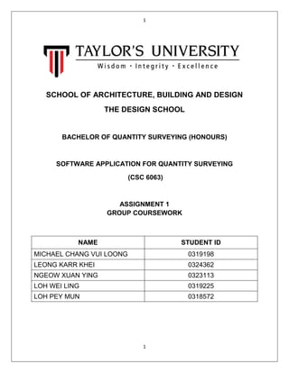 Software assignment 1 | PDF