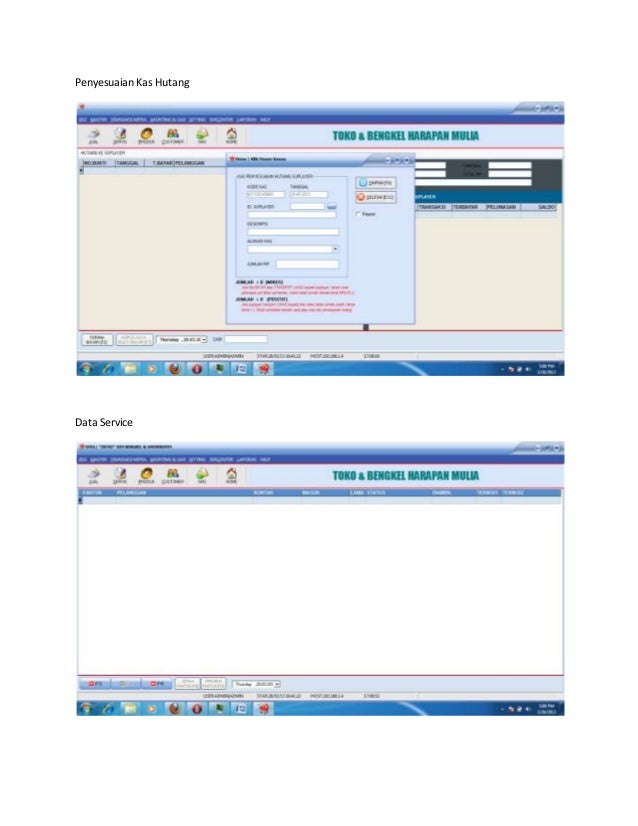 SOFTWARE BENGKEL, software suku cadang, SOFTWARE JASA 