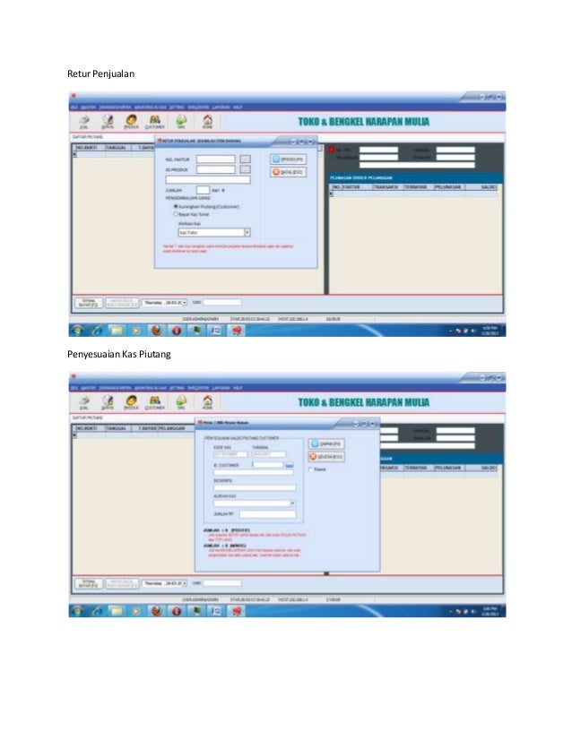 SOFTWARE BENGKEL, software suku cadang, SOFTWARE JASA 