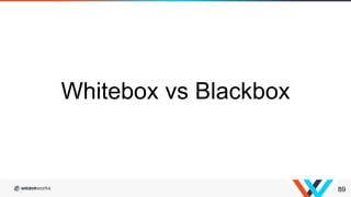 90
Whitebox vs Blackbox
 
