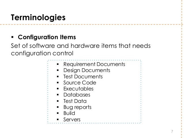 Software Configuration Management