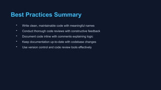 Software Coding & Code Review in software engineering | PPTX