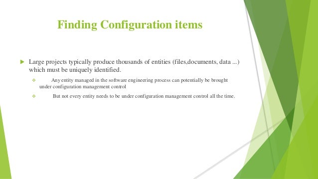 Software Configuration Items