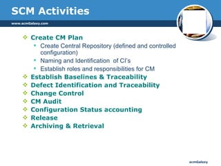 Software Configuration Management And CVS | PPT