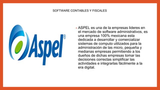 Software contables y fiscaless