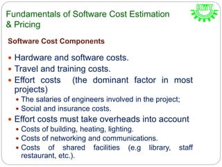 Software cost estimation | PPTX