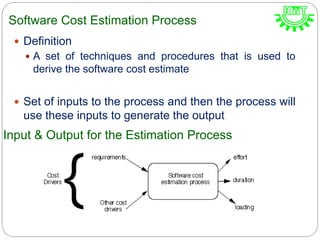Software cost estimation | PPTX