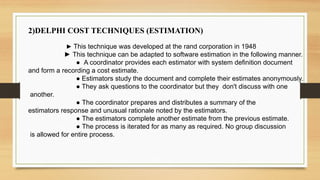software cost estimation techniques ppt.pptx
