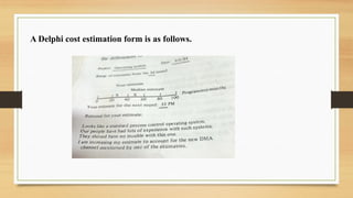 software cost estimation techniques ppt.pptx