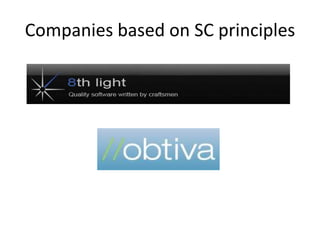 Companies based on SC principles
